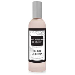 Parfum d'Ambiance d'intérieur Fleur de coton 100 ml (Fleur de coton,  poudrée) à base de parfum de Grasse et d'huiles essentielles naturelles - Ô  d'Ambiance