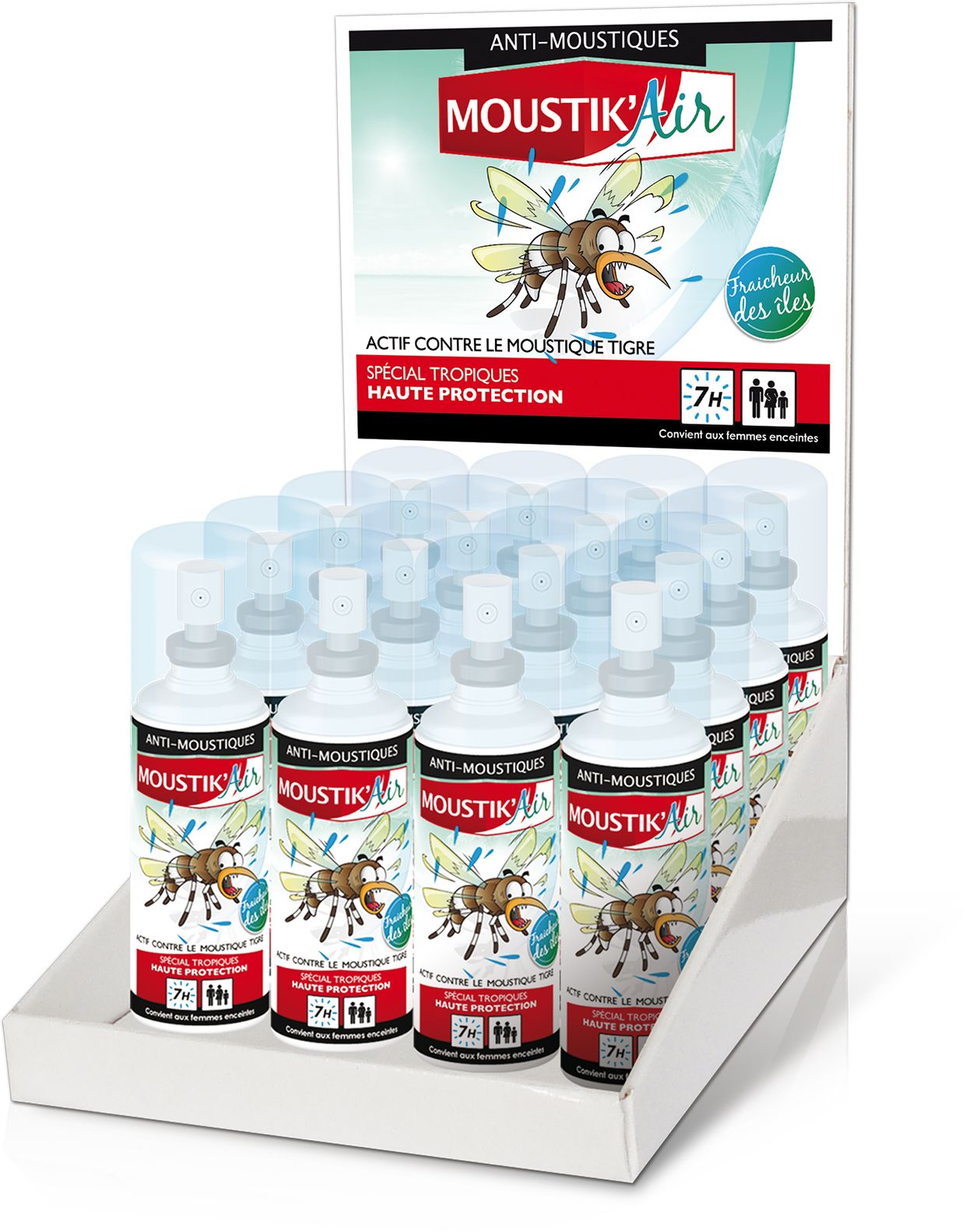Moustik'Air Fraicheur des îles - Vaporisateur 100mL