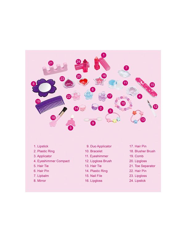 24 surprises cosmétiques et accessoires LITTLE PRINCESS 0 