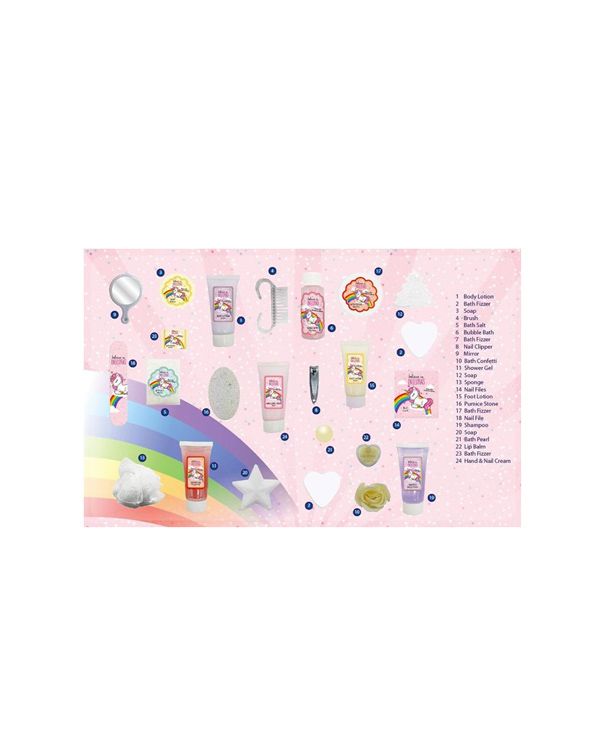 24 surprises cosmétiques et accessoires LICORNE 0 