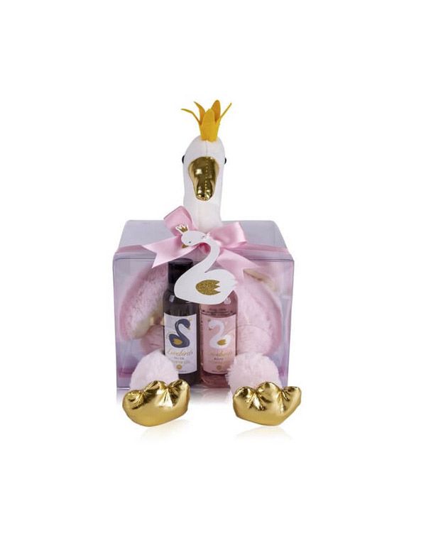 Coffret pour le corps Peluche LOVEBIRDS 2 senteurs : ROSE/MUSC