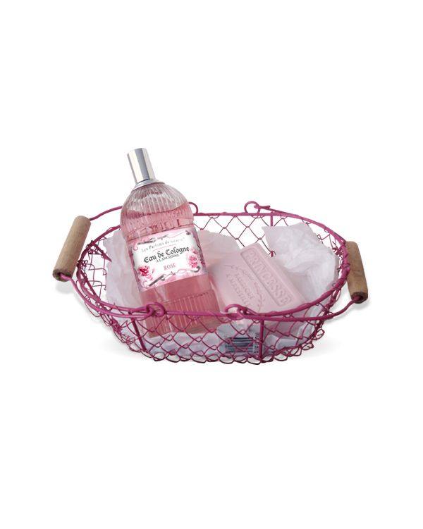 Coffret cadeau - Panier EDC Rose + savon  0 